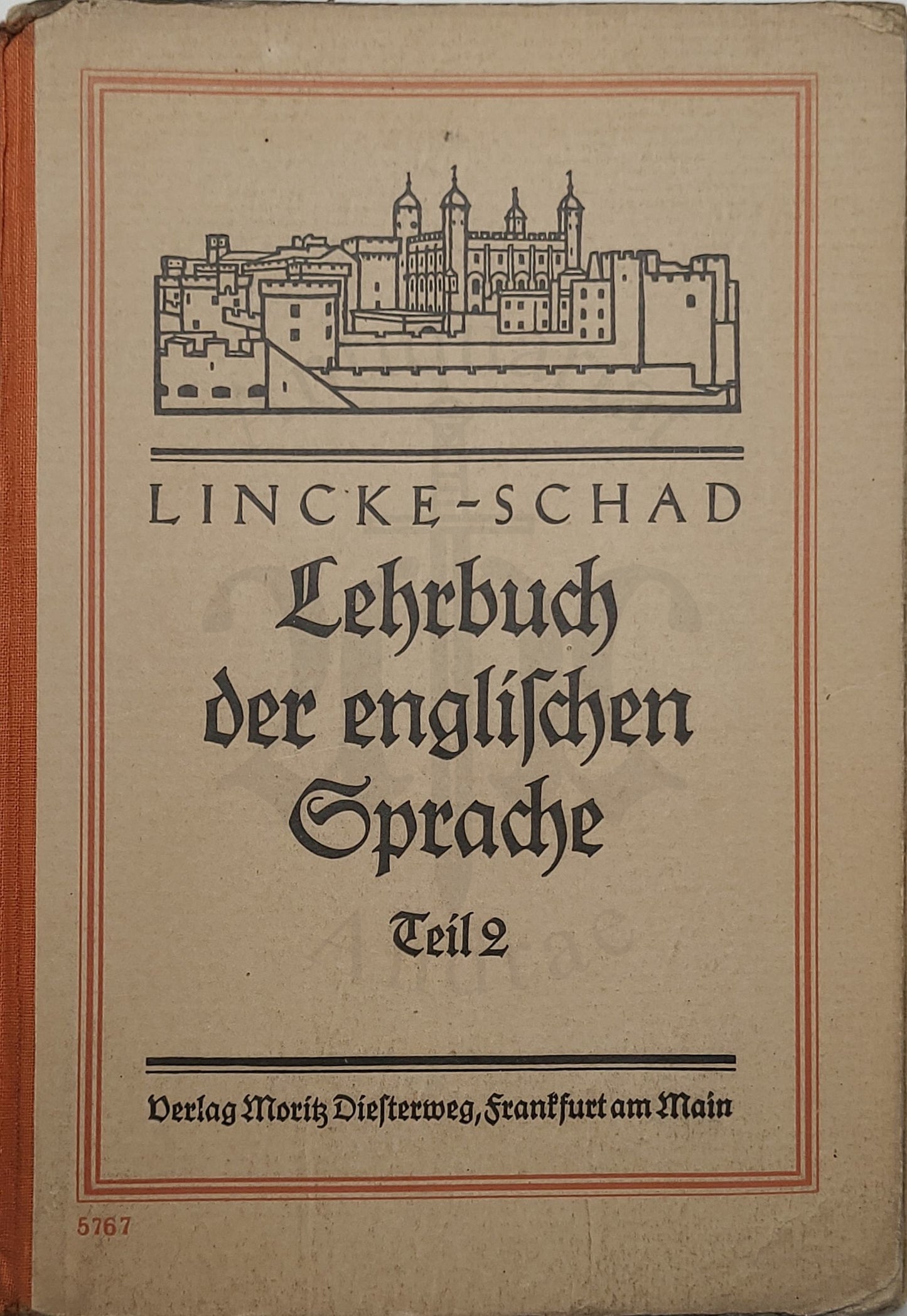 Lehrbuch der englischen Sprache (2. Bände)
