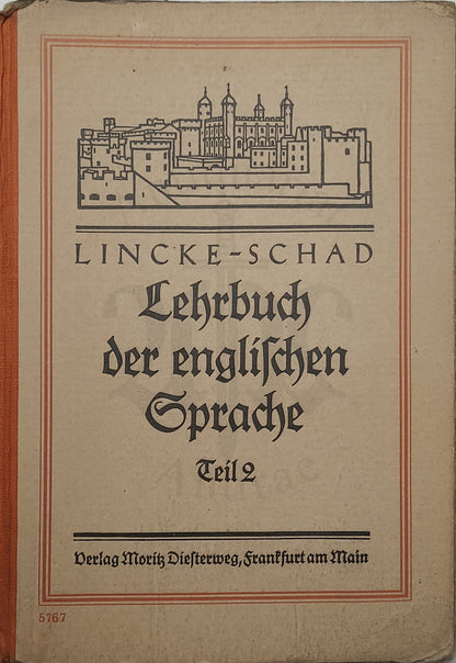 Lehrbuch der englischen Sprache (2. Bände)