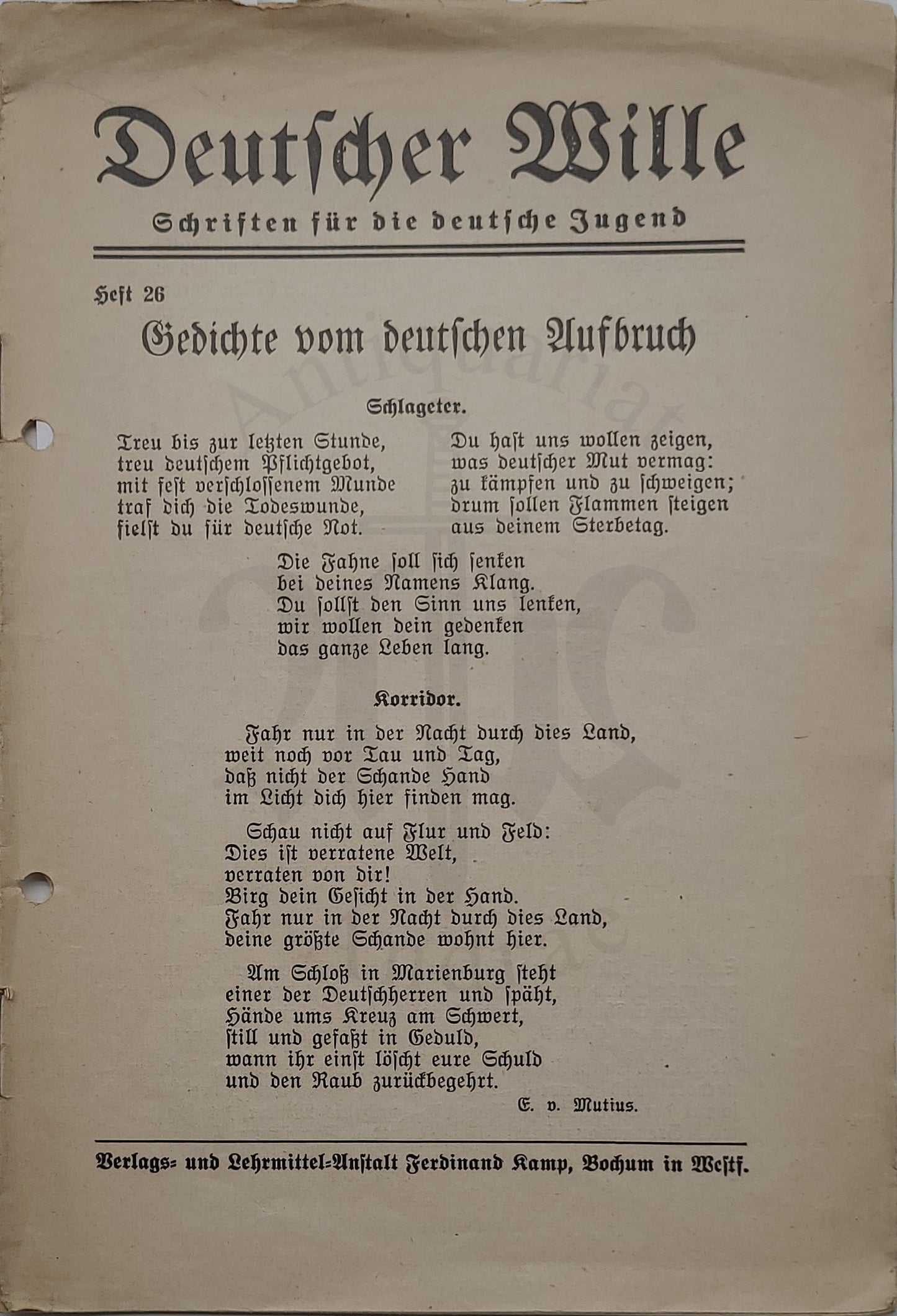 Gedichte vom deutschen Aufbruch (Hitlerjugend)