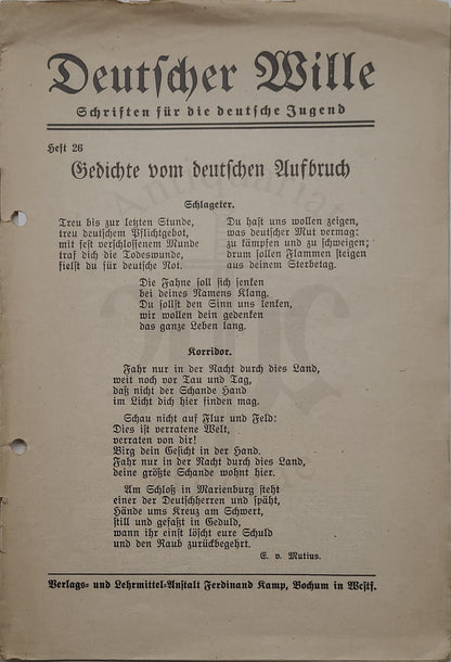 Gedichte vom deutschen Aufbruch (Hitlerjugend)