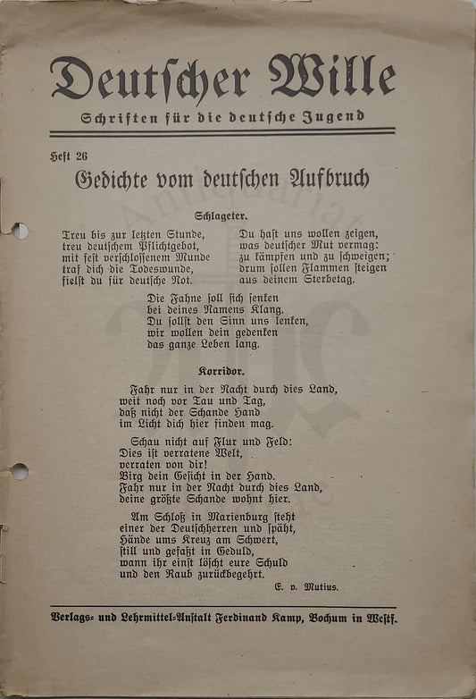 Gedichte vom deutschen Aufbruch (Hitlerjugend)