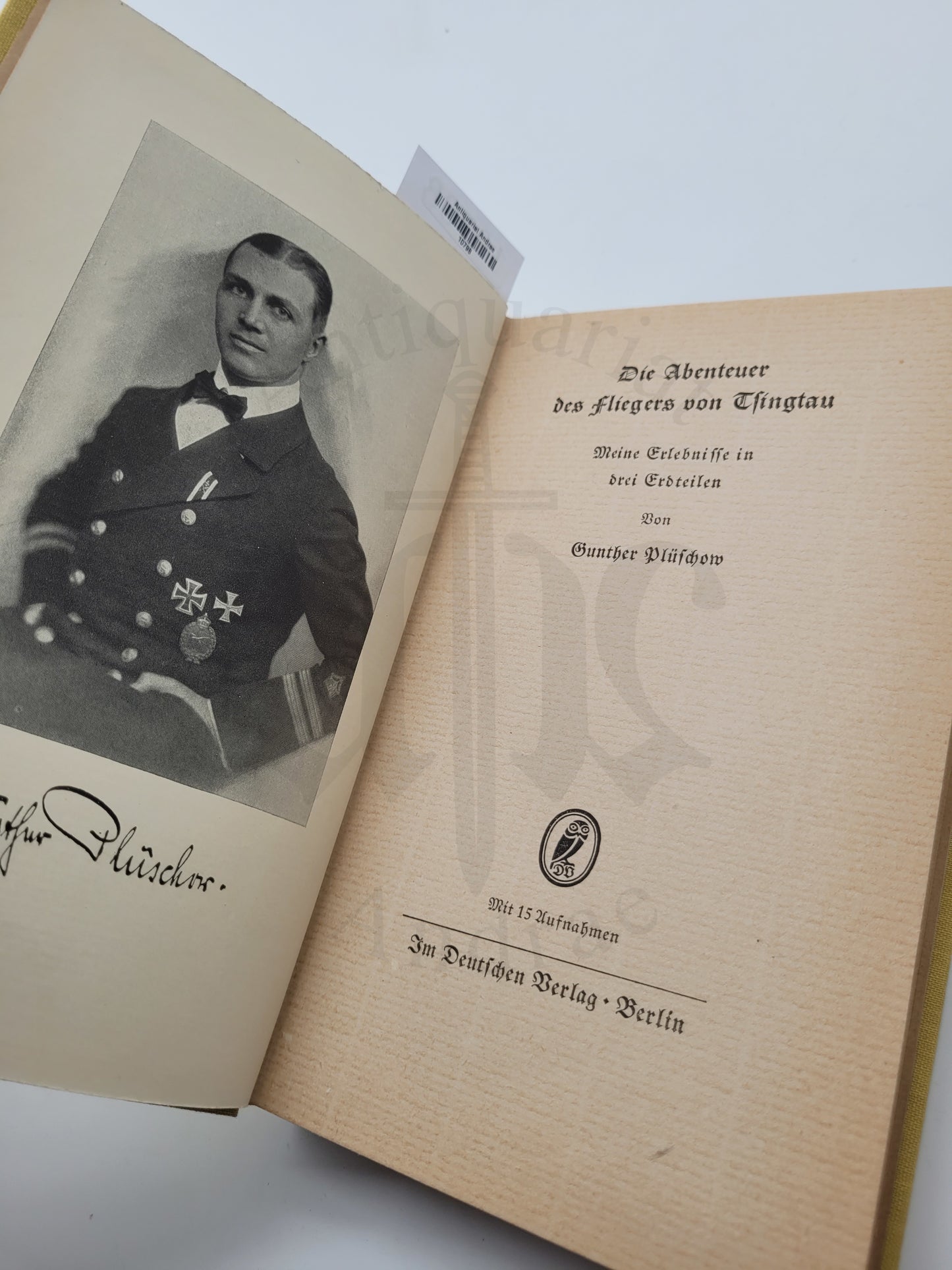 Die Abenteuer des Fliegers von Tsingtau (Orig. Schutzumschlag)