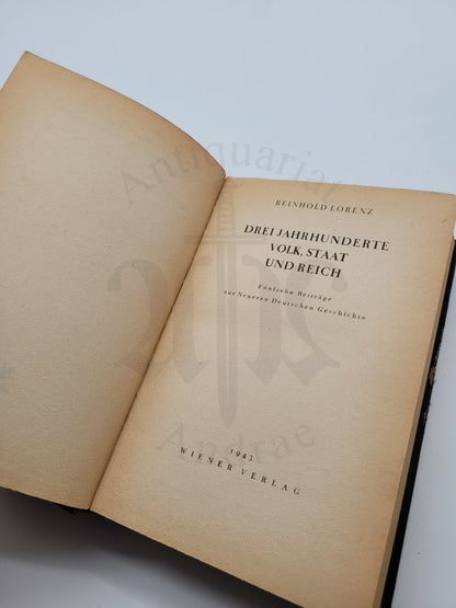 Drei Jahrhunderte Volk, Staat und Reich (Leseexemplar)