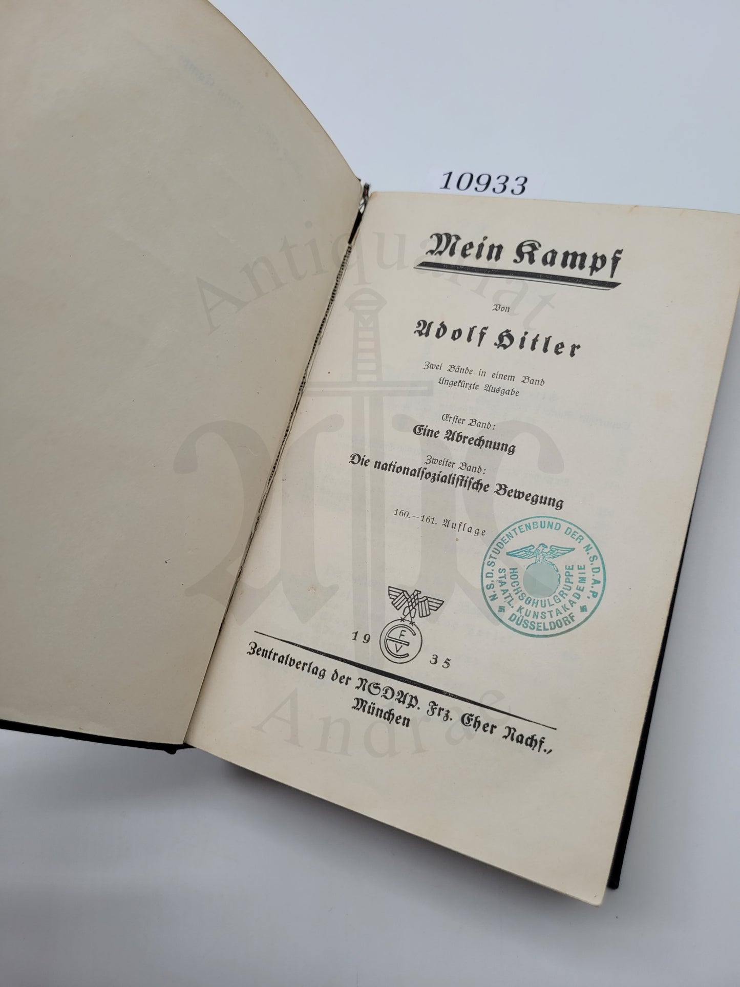 Mein Kampf Volksausgabe 1935 (Studentenbund)