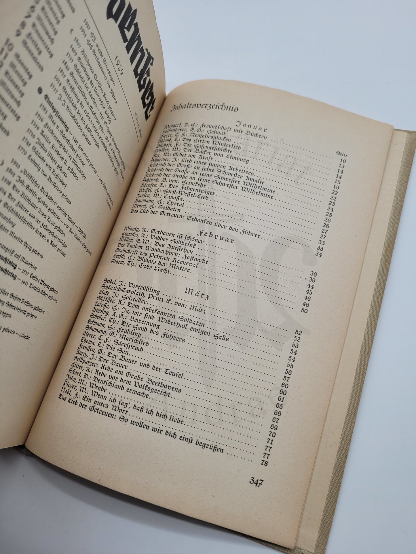 Ewiges Deutschland 1939 (WHW- Almanach)