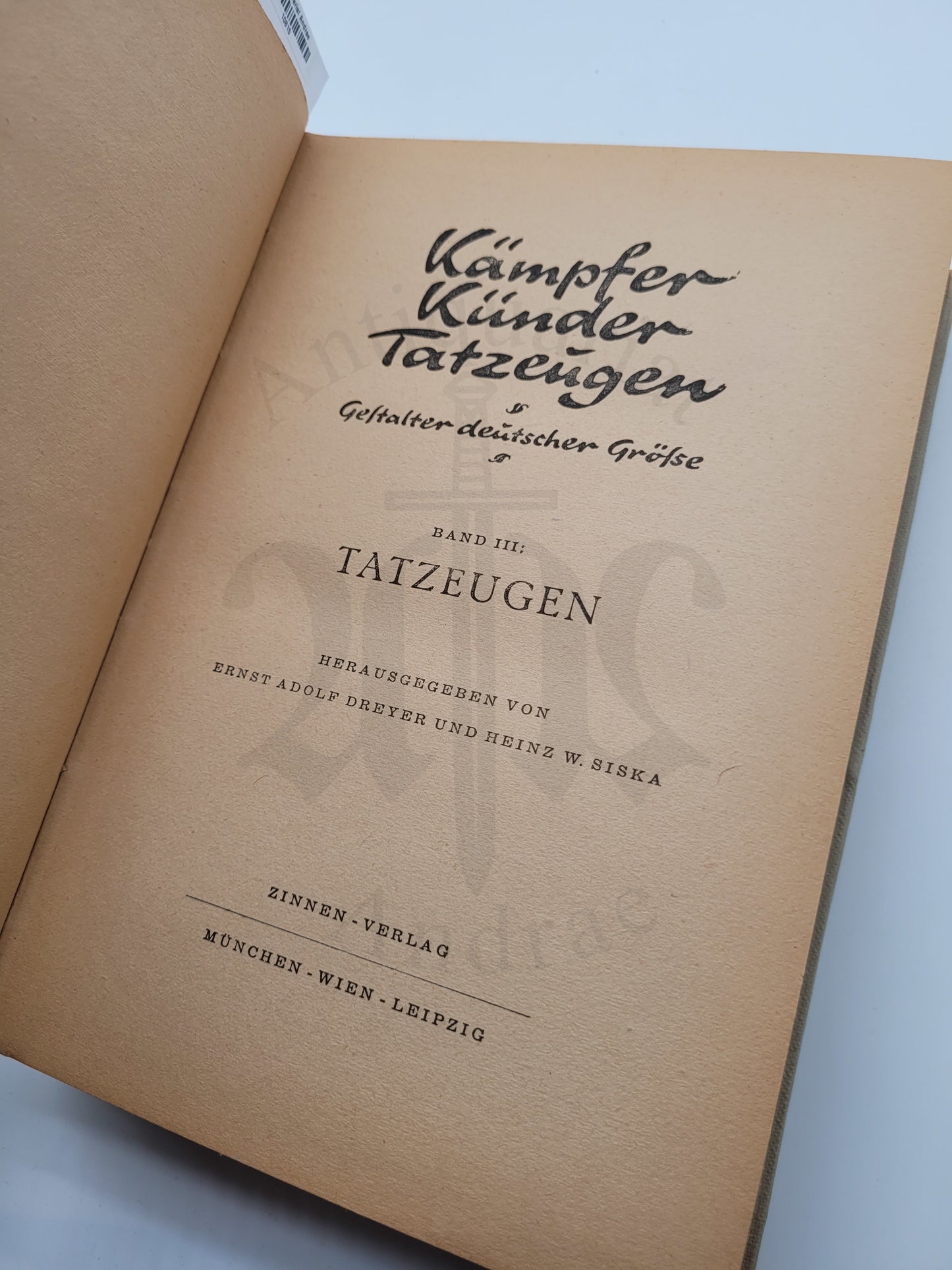 Gestalter deutscher Größe (Tatzeugen/Künder/Kämpfer) (3er Paket)