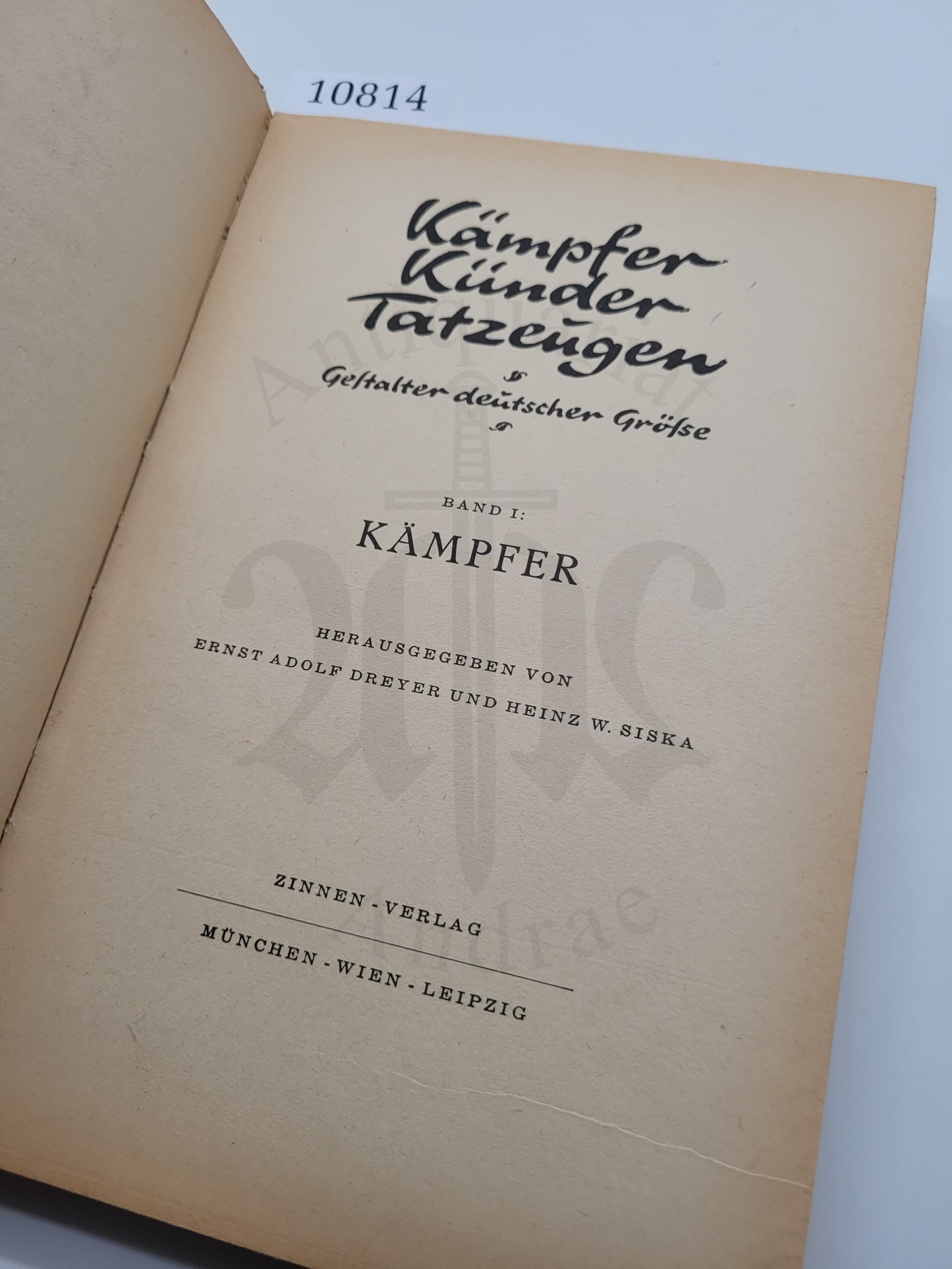 Gestalter deutscher Größe (Tatzeugen/Künder/Kämpfer) (3er Paket)