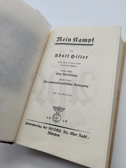 Mein Kampf Hochzeitsausgabe 1936