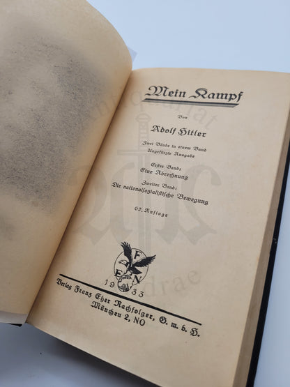 Mein Kampf Volksausgabe 1933