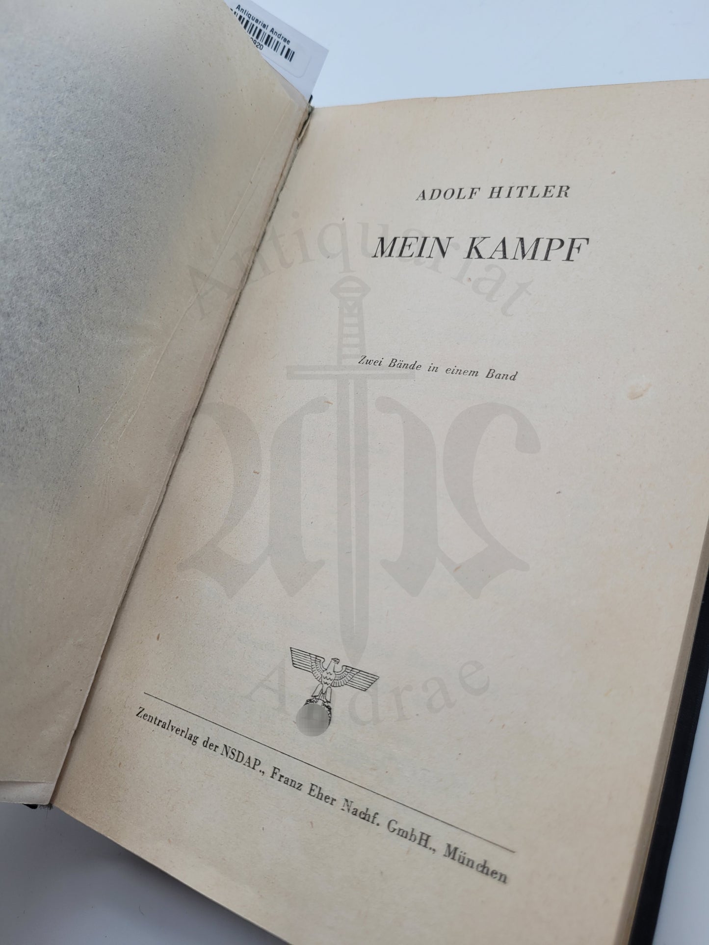 Mein Kampf Volksausgabe 1942 (Druckschrift)