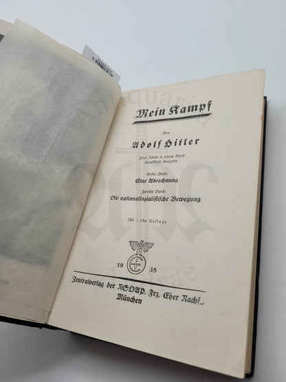 Mein Kampf Volksausgabe 1938