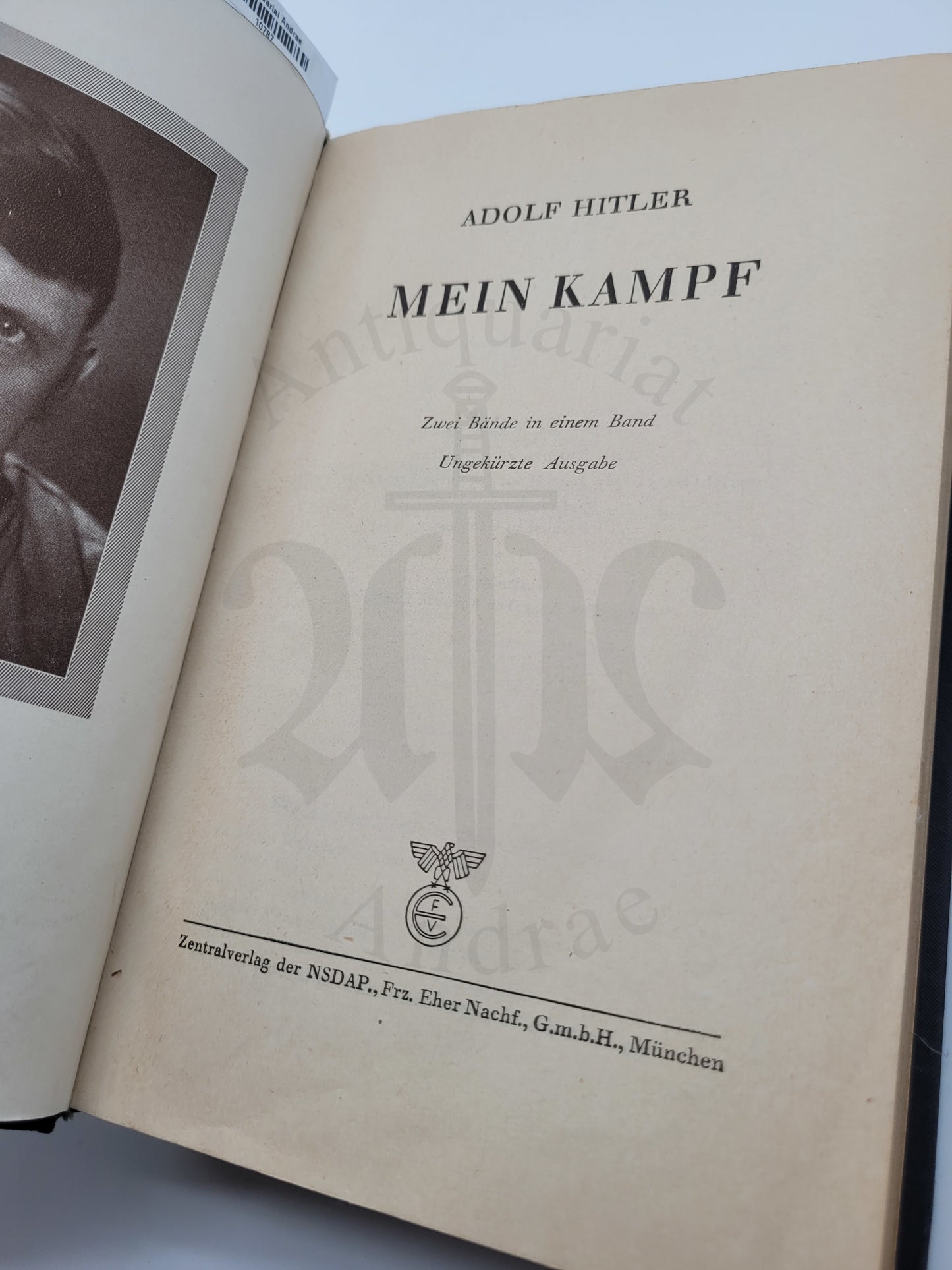 Mein Kampf Volksausgabe 1942 (Druckschrift)