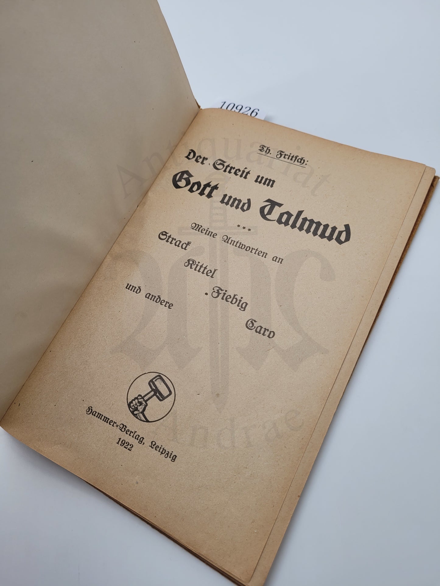 Der Streit um Gott und Talmud