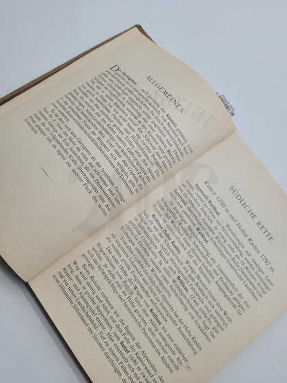 Das Säntis Gebiet (Illust. Führer)