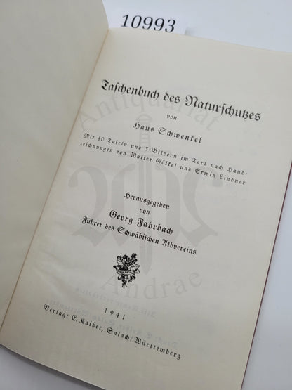 Taschenbuch de Naturschutzes