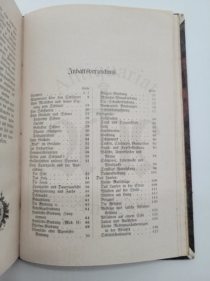 Der Schi (Ski) und seine sportliche Benutzung (Luxus-Ausgabe)