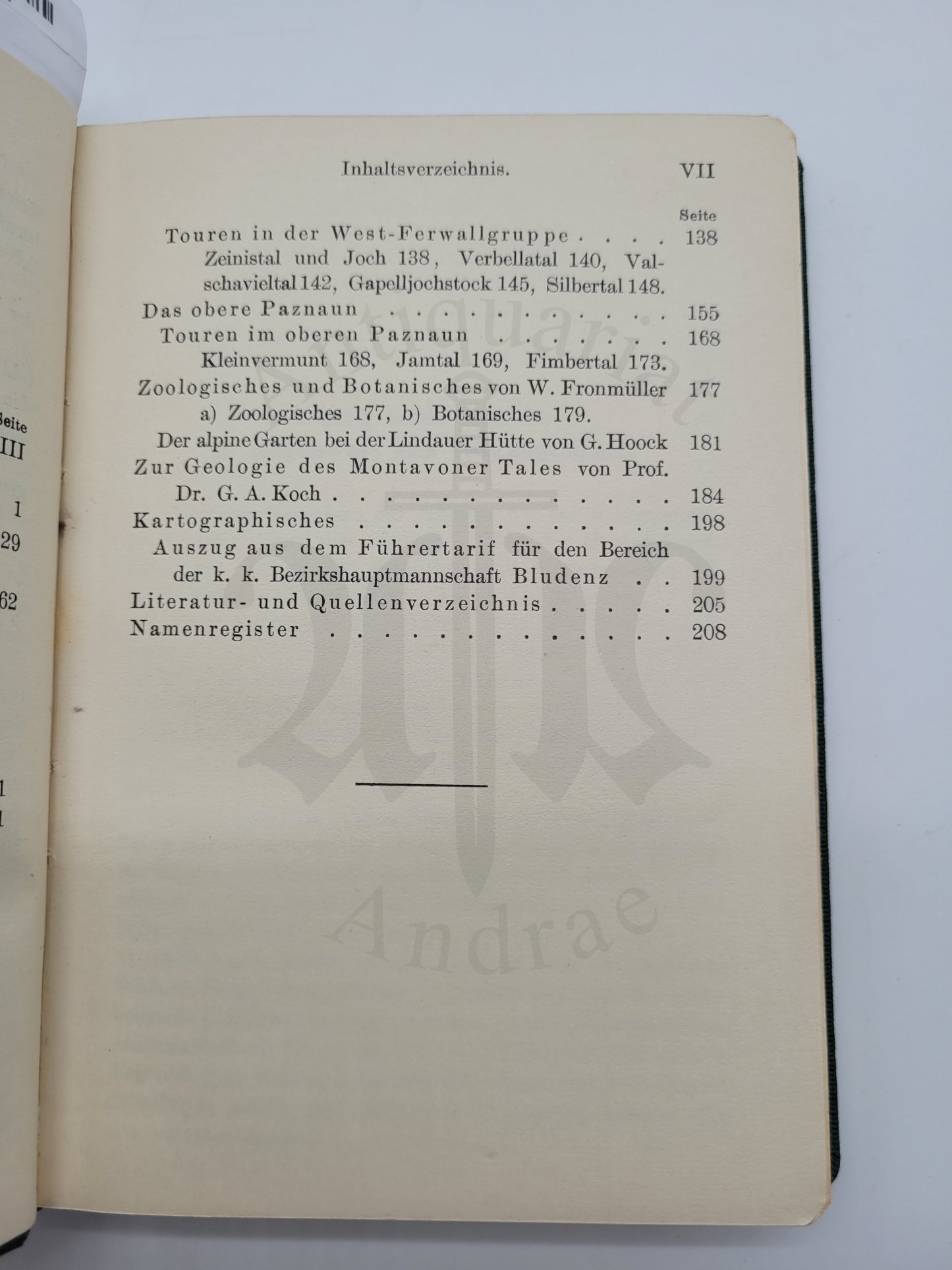 Das Montavon mit dem oberen Paznaun