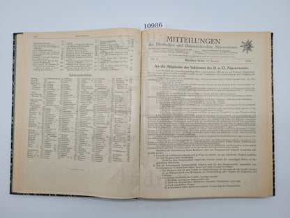 Mitteilungen des Deutschen u. Österreichischen Alpenvereins