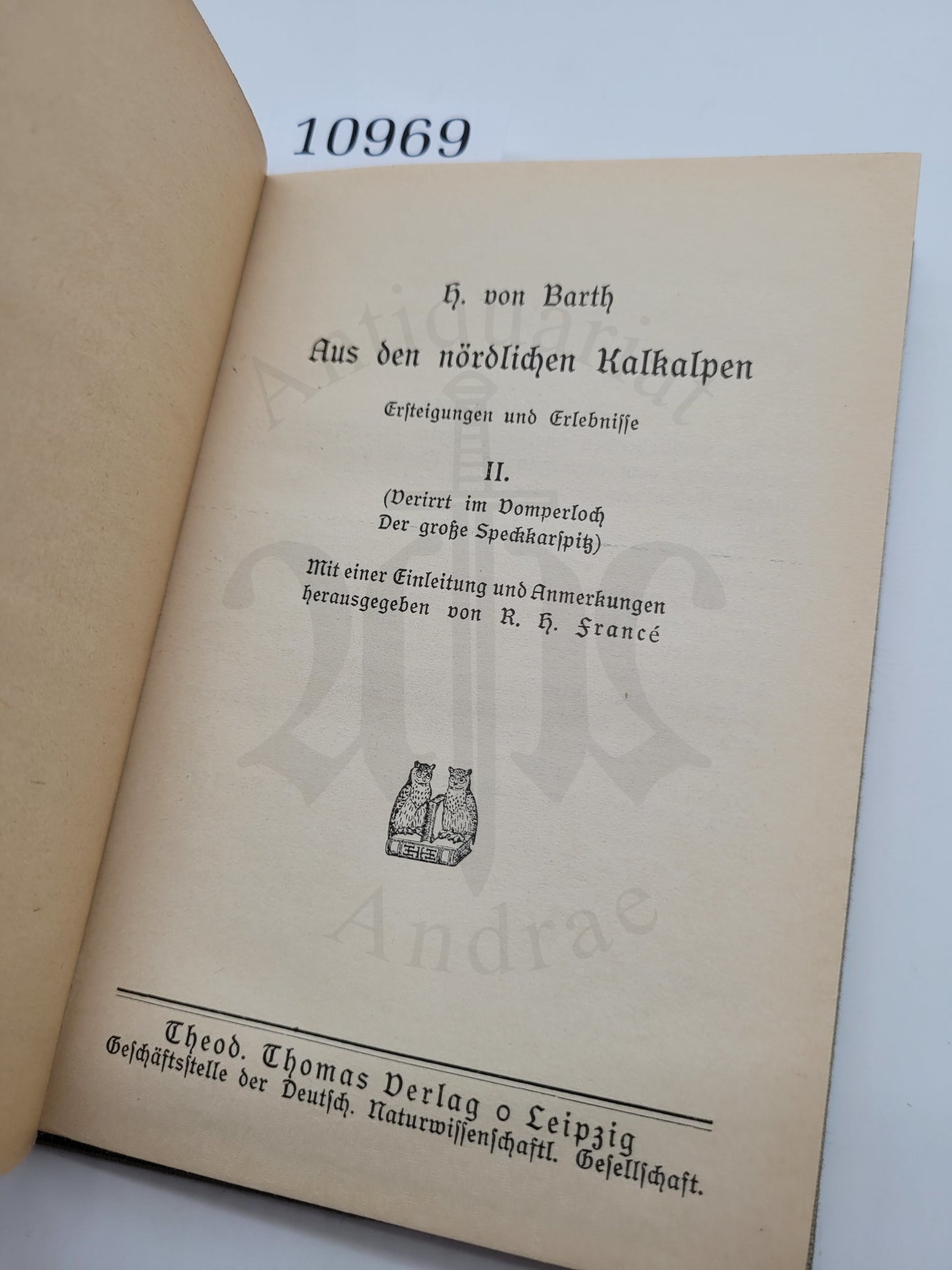 Aus den nördlichen Kalkalpen (Doppelband)