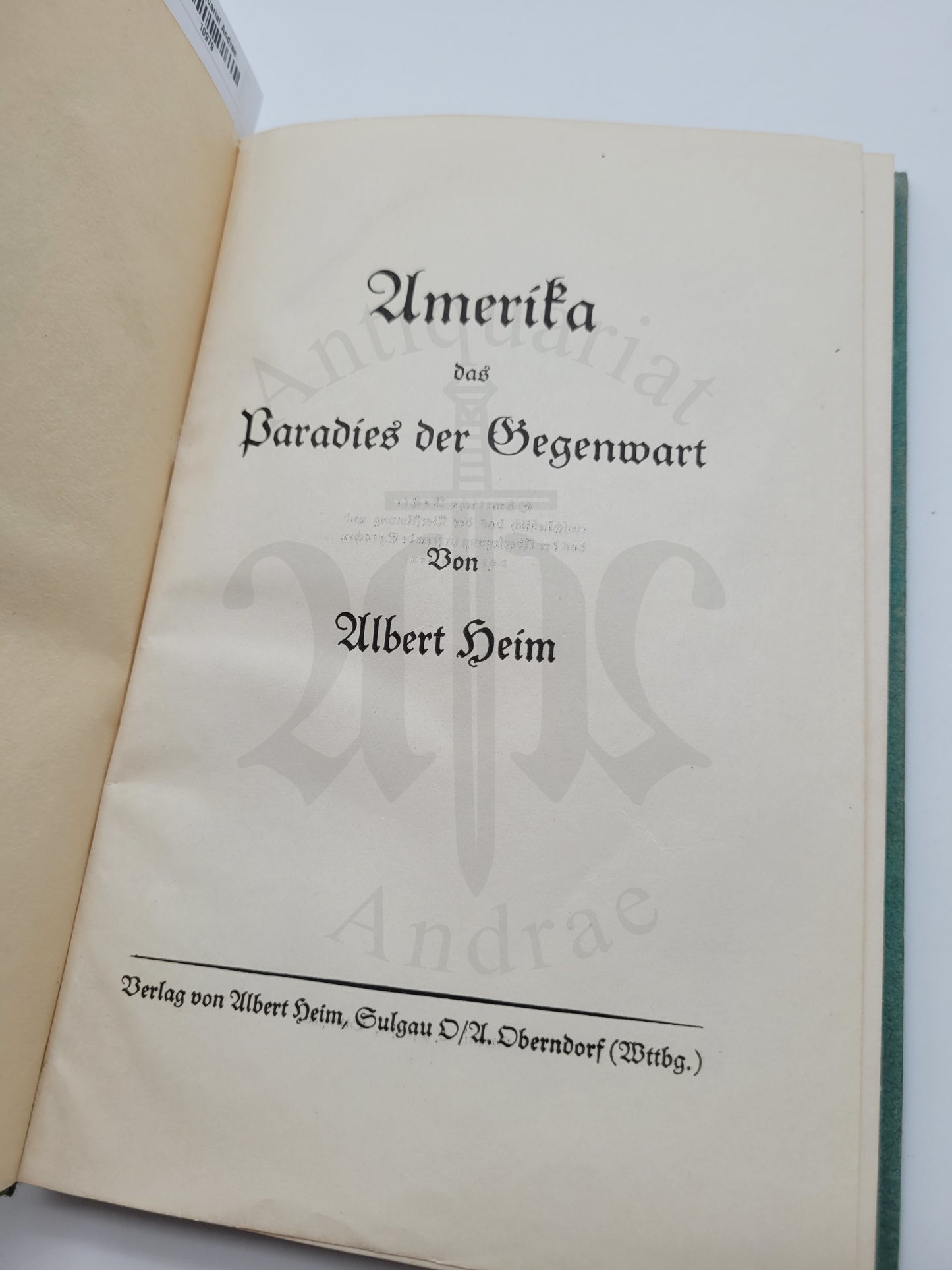 Amerika das Paradies der Gegenwart