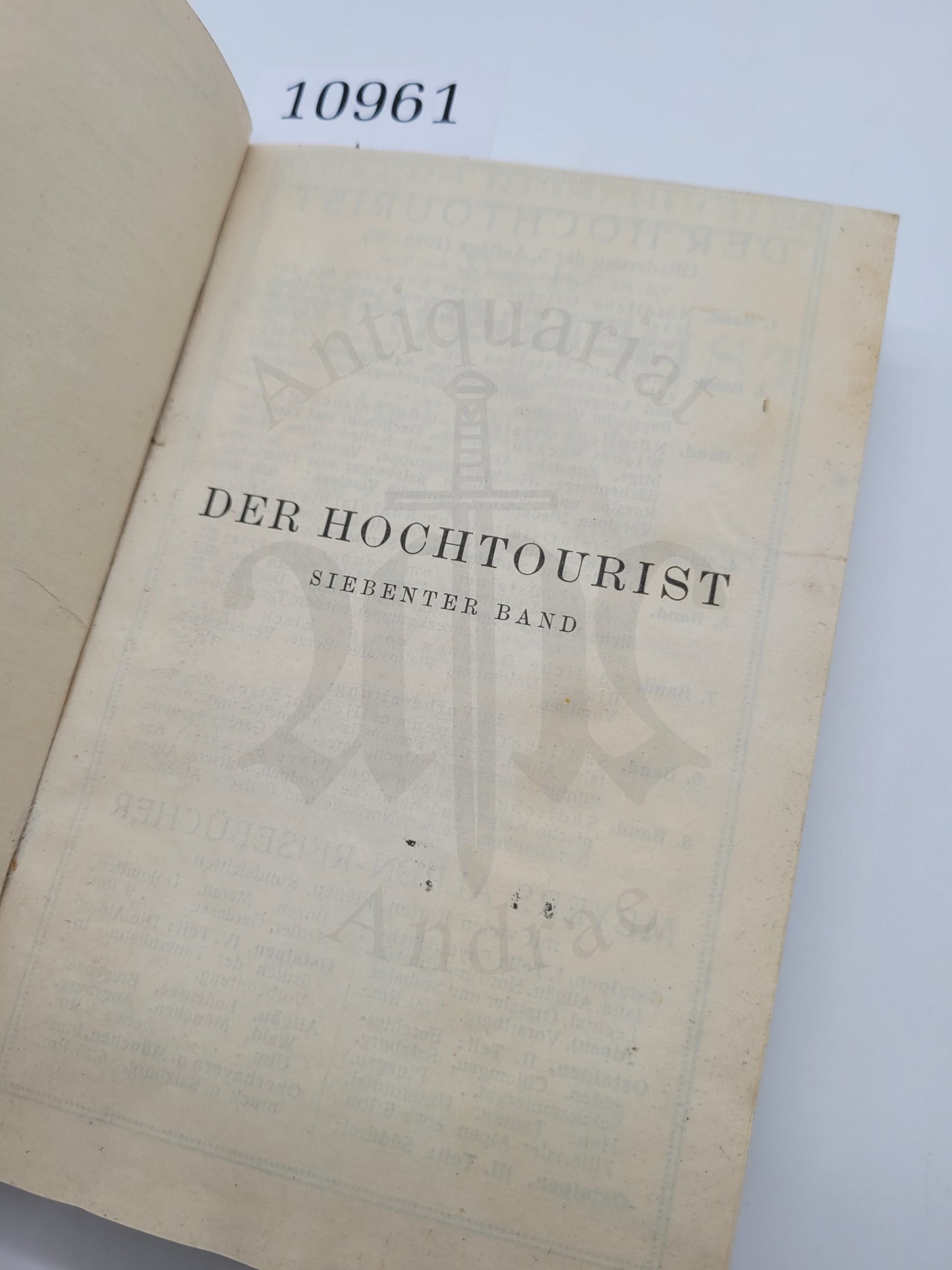 Der Hochtourist in den Ostalpen (Band 7.) (Leseexemplar)