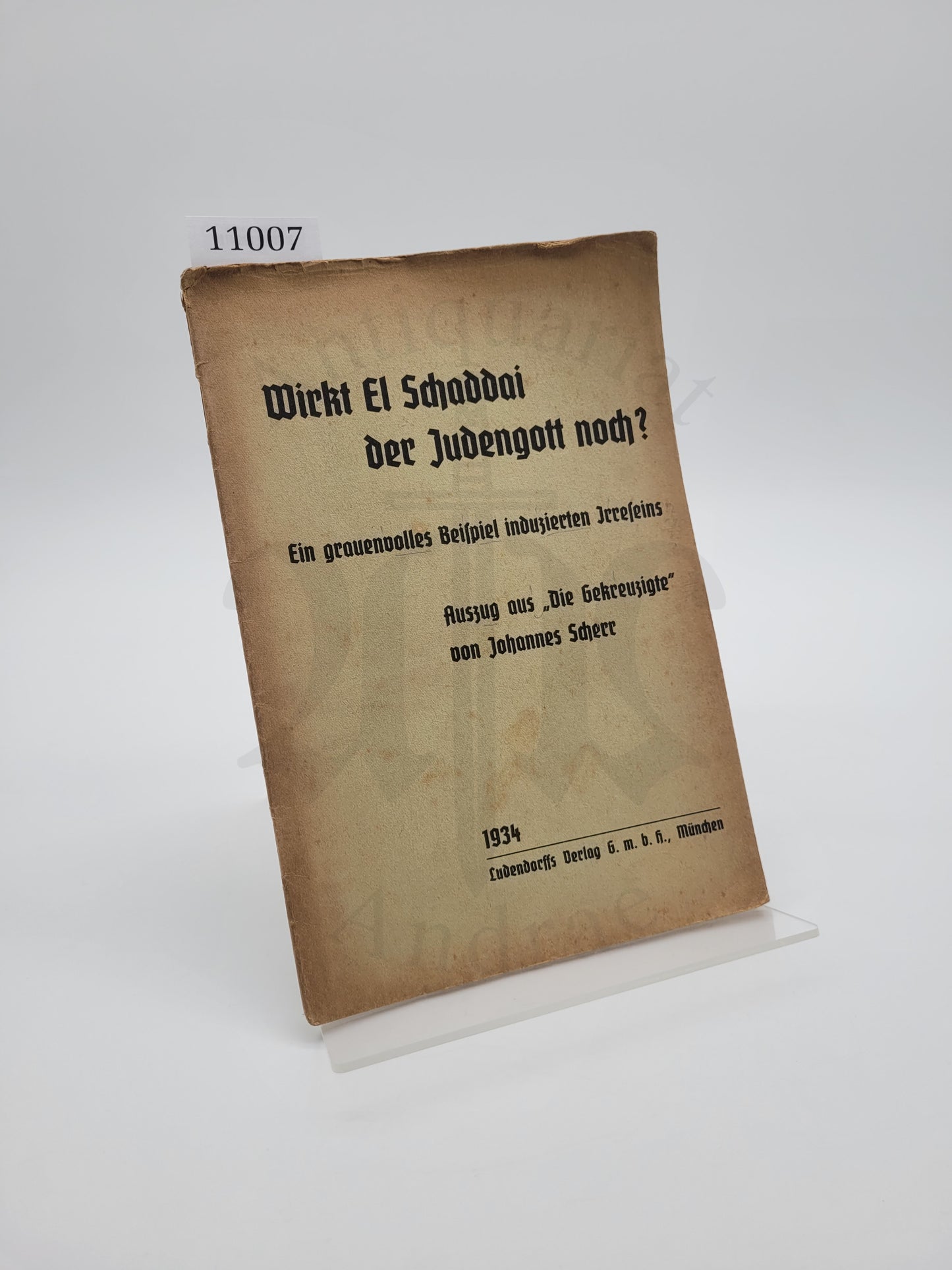 Wirkt El Schaddai der Judengott noch?
