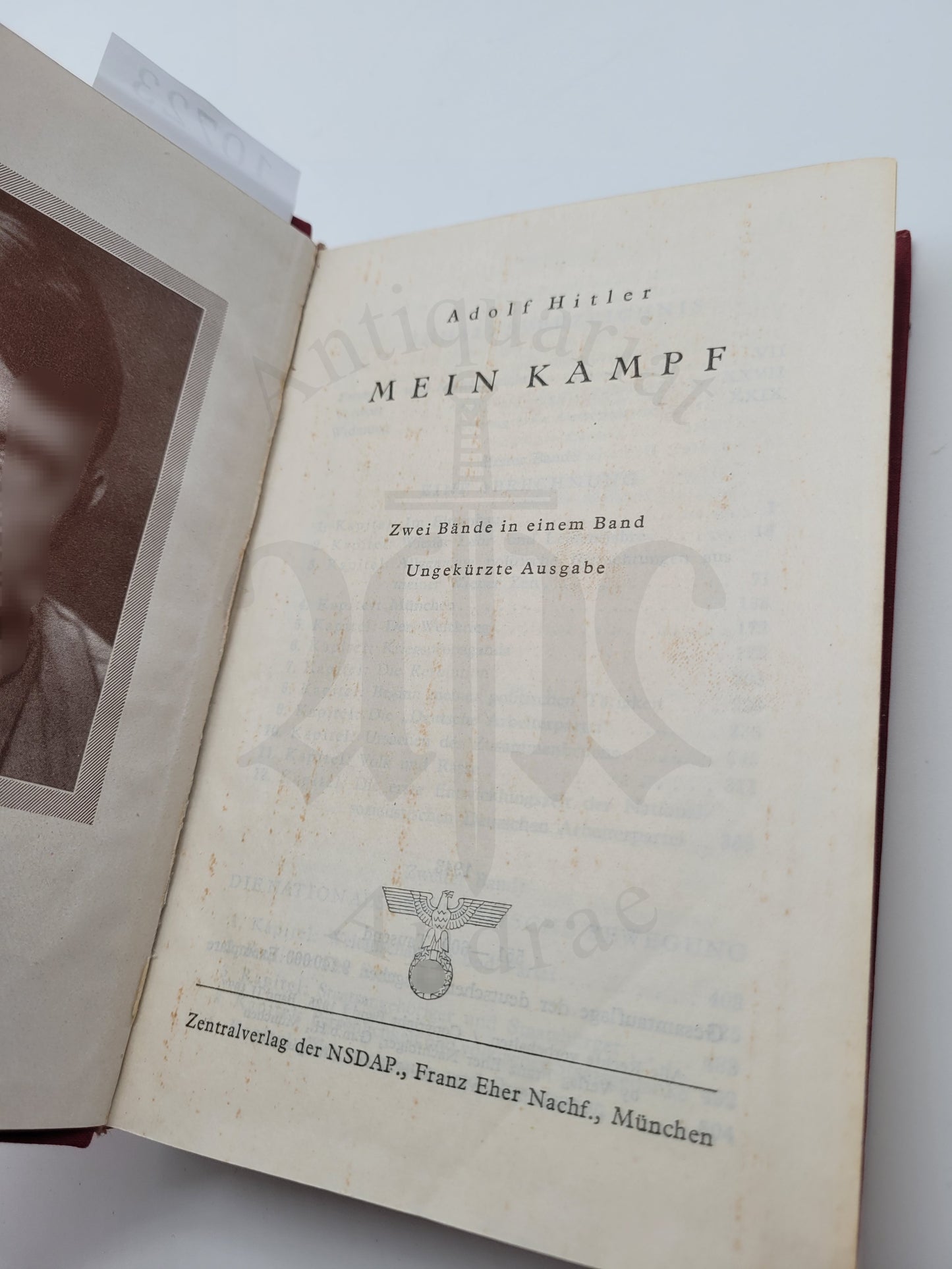 Mein Kampf Tornisterausgabe 1943 (Druckschrift)