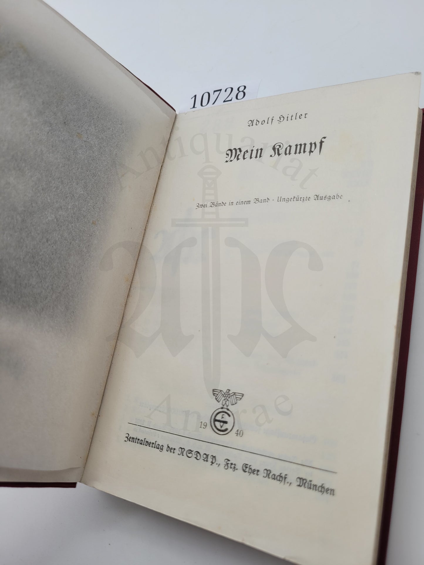 Mein Kampf Tornisterausgabe 1940
