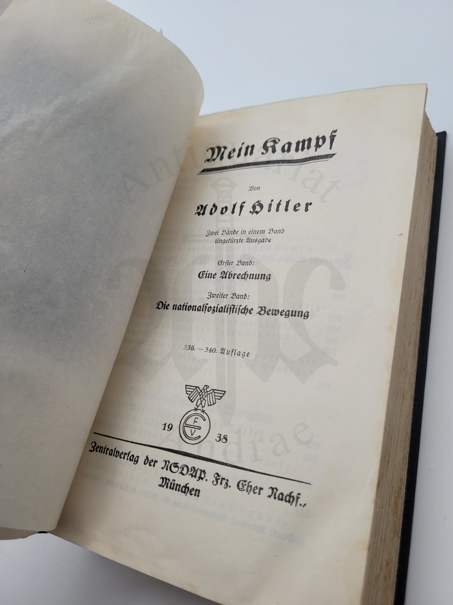 Mein Kampf Volksausgabe 1938