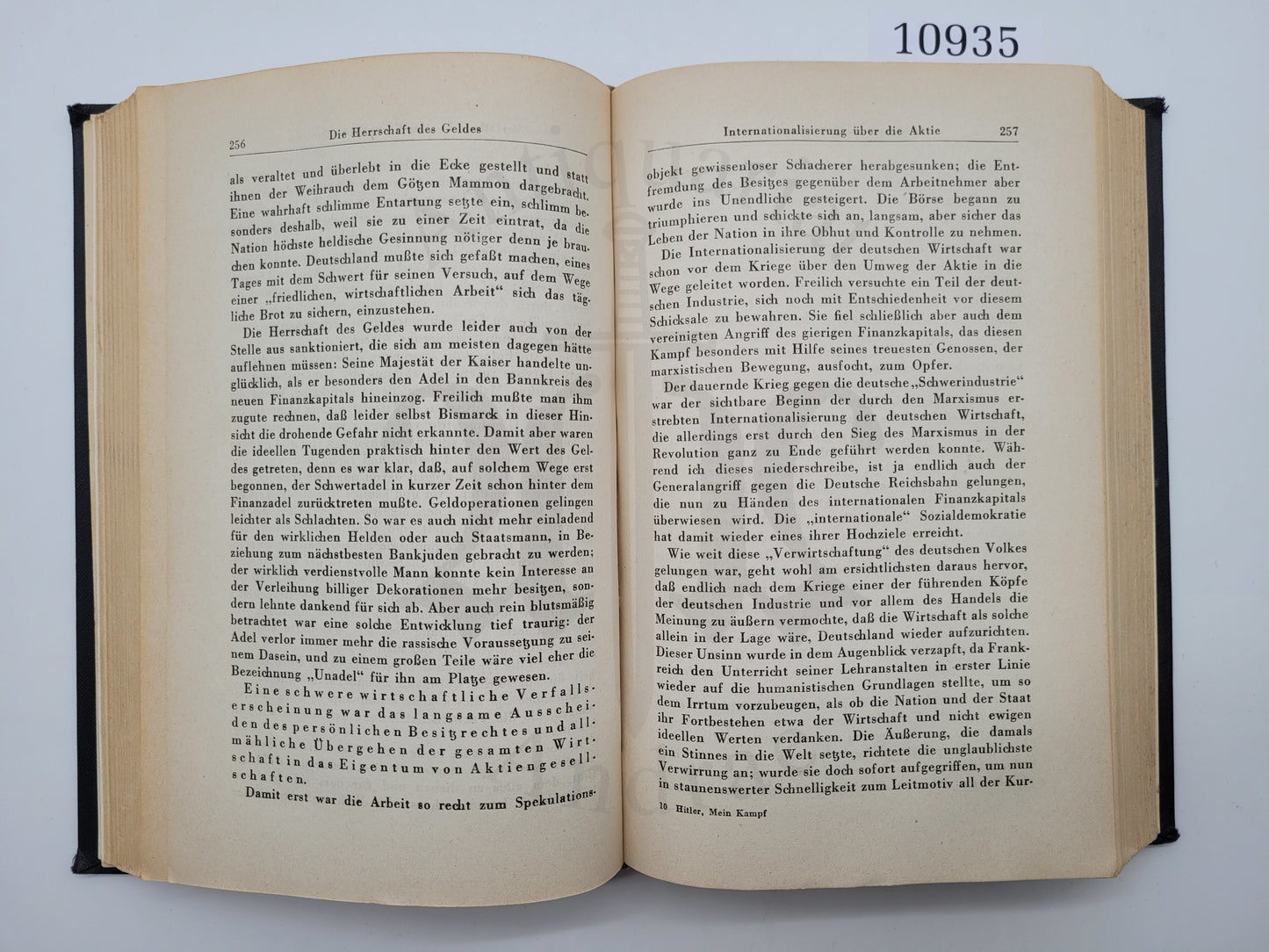 Mein Kampf Volksausgabe 1943 (Druckschrift)