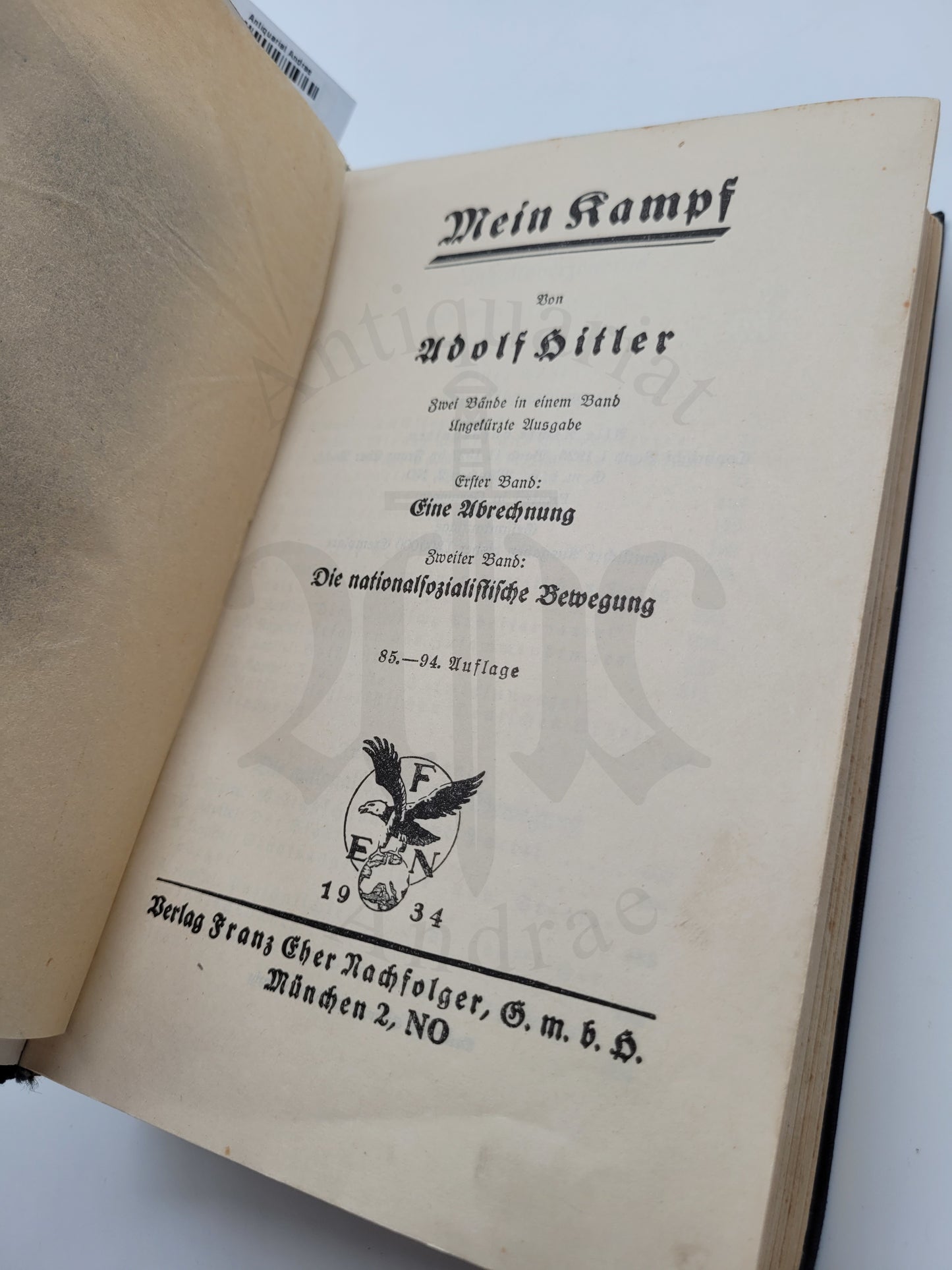 Mein Kampf Volksausgabe 1934