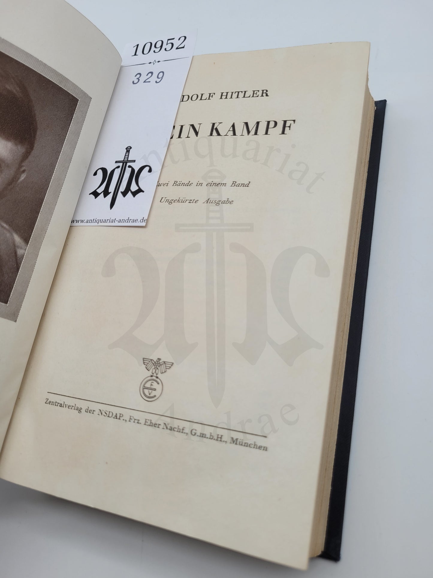 Mein Kampf Volksausgabe 1942 (Druckschrift)