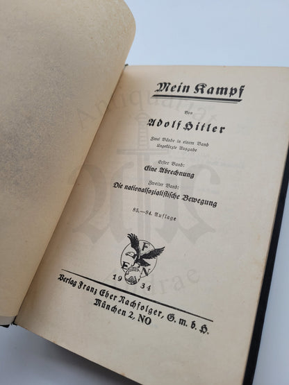 Mein Kampf Volksausgabe 1934