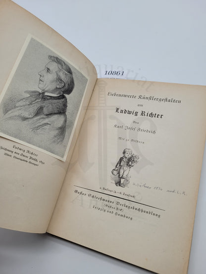 Liebenswerte Künstlergestalten um Ludwig Richter (Orig. Schutzumschl.)