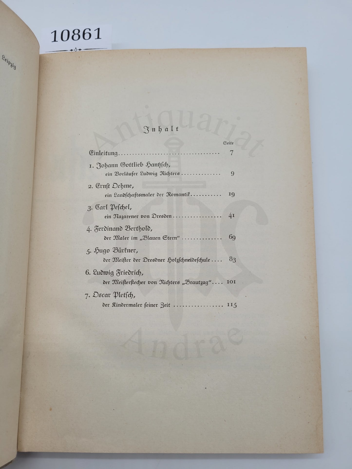 Liebenswerte Künstlergestalten um Ludwig Richter (Orig. Schutzumschl.)