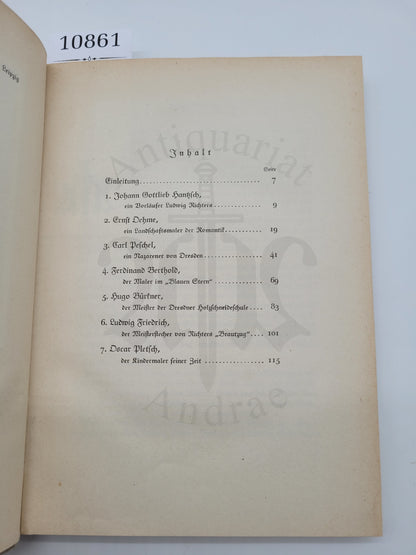Liebenswerte Künstlergestalten um Ludwig Richter (Orig. Schutzumschl.)