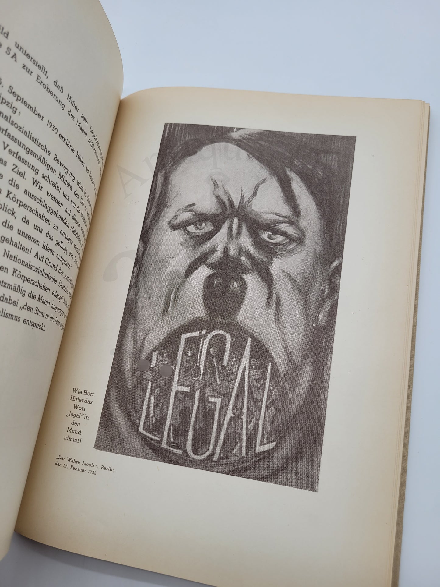 Hitler in der Karikatur der Welt