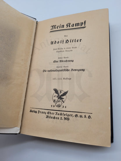 Mein Kampf Volksausgabe 1934
