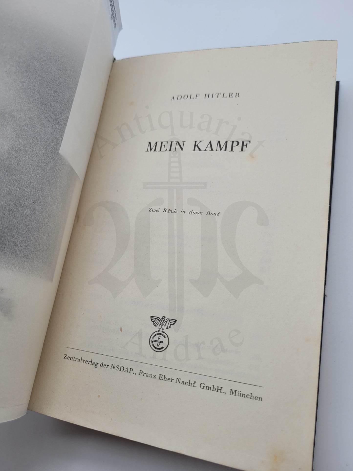 Mein Kampf Volksausgabe 1942 (Druckschrift)