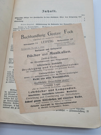 Die Entstehung der Arten
