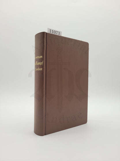 Mon Combat (Mein Kampf) 1934 Französisch (Handgebunden)