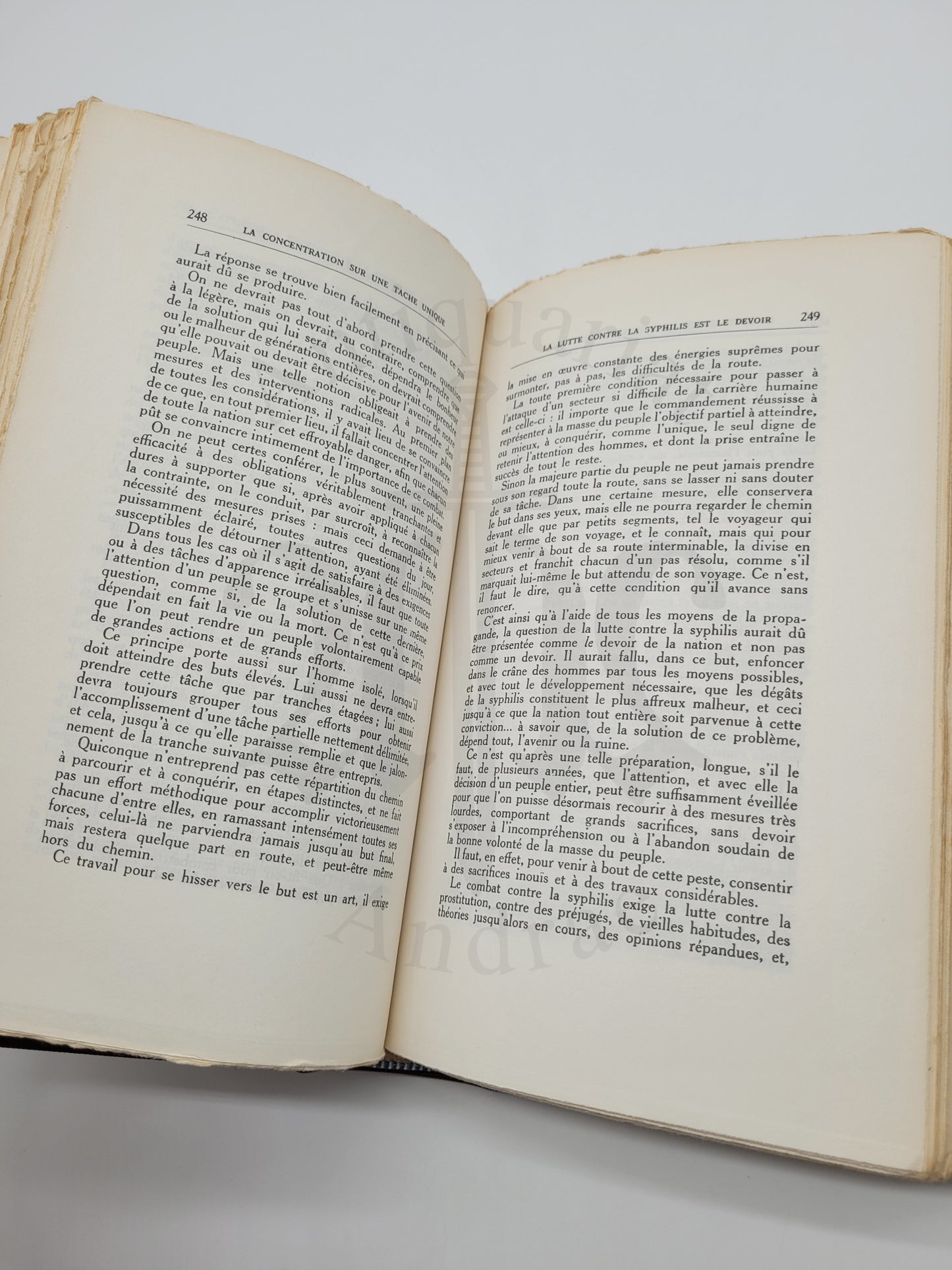 Mon Combat (Mein Kampf) 1934 Französisch (Handgebunden)
