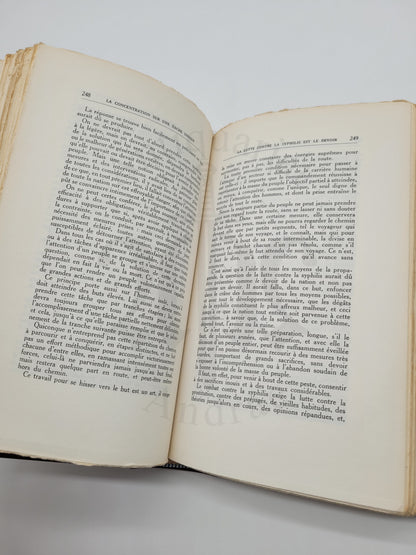 Mon Combat (Mein Kampf) 1934 Französisch (Handgebunden)