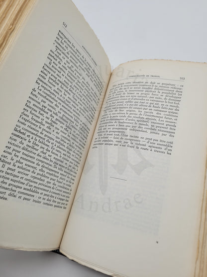 Mon Combat (Mein Kampf) 1934 Französisch (Handgebunden)
