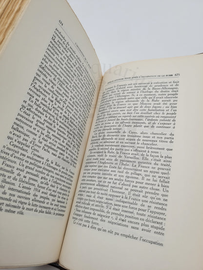 Mon Combat (Mein Kampf) 1934 Französisch (Handgebunden)