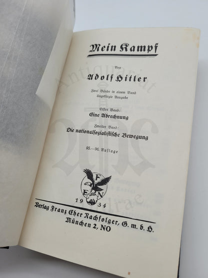 Mein Kampf Volksausgabe 1934