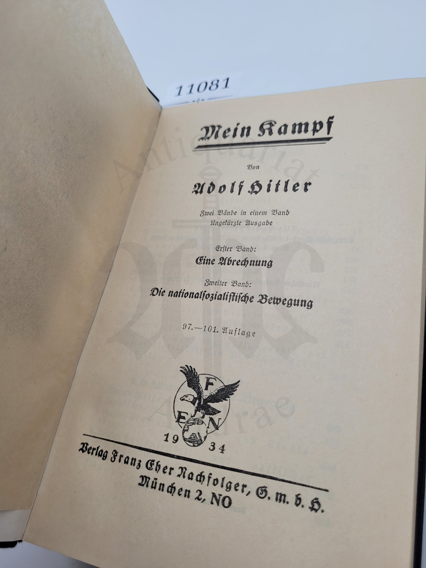 Mein Kampf Volksausgabe 1934