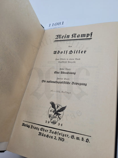 Mein Kampf Volksausgabe 1934