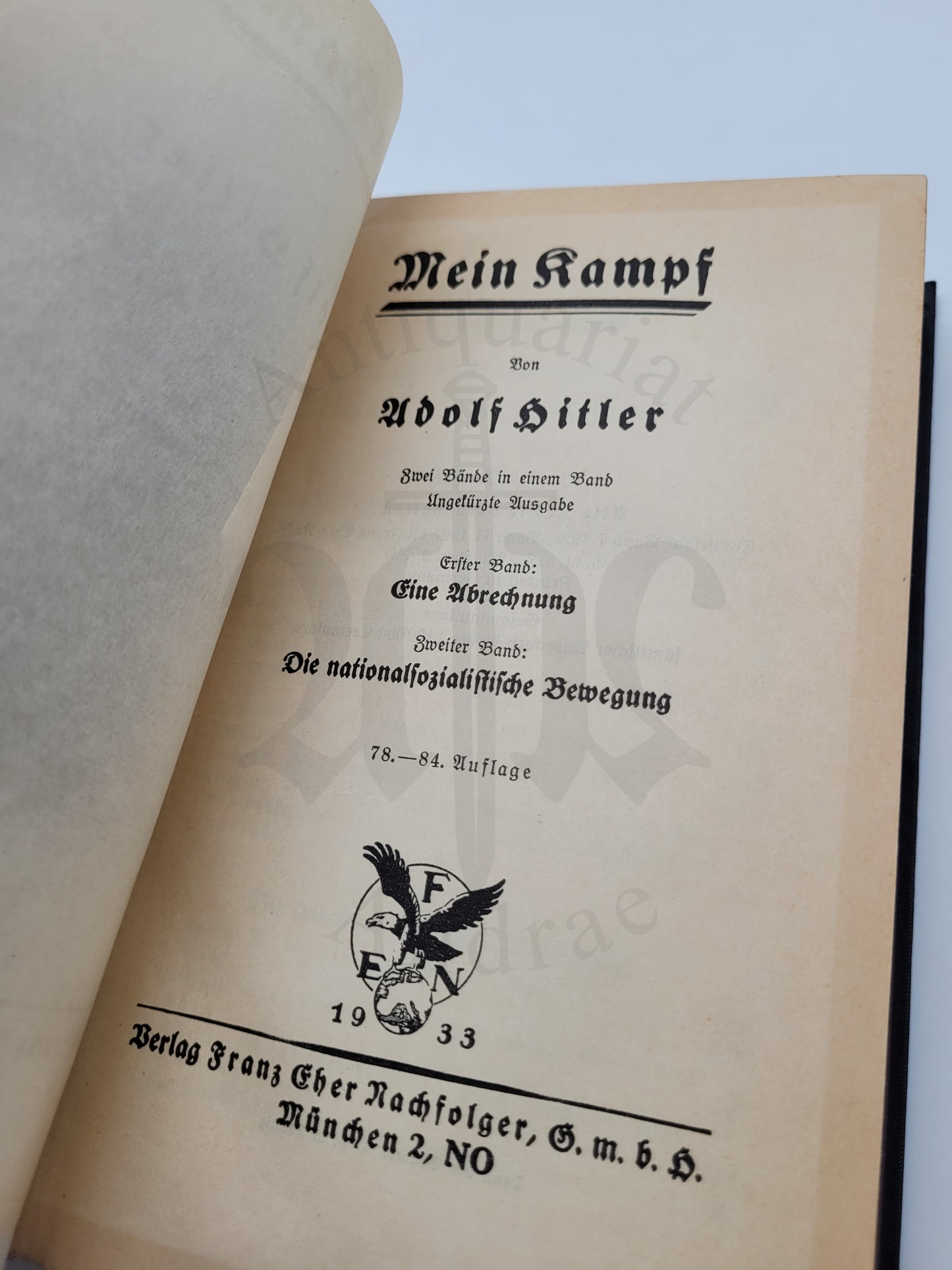 Mein Kampf Volksausgabe 1933