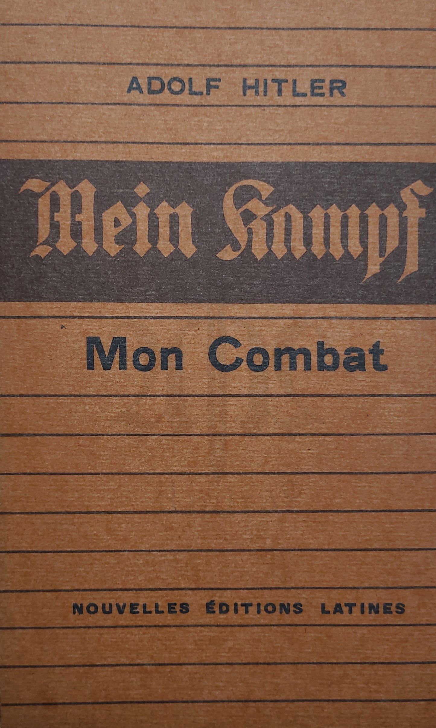Mon Combat (Mein Kampf) 1934 Französisch (Handgebunden)